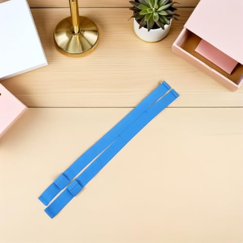 Correa elástica de máscara de buceo azul de 32 mm que elimina los tirones de pelo 5