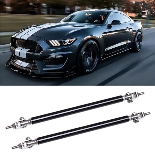 2pc Adjustable 10"-13" Front Bumper Lip Splitter Diffuser Strut Rod Tie Bars Compatible with Most Vehicles by DREAMIZER - Used condition - US$9.71