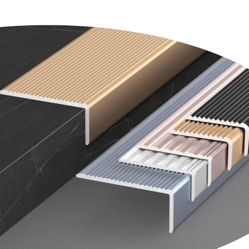 Bordure d'escalier en aluminium pour sécuriser vos marches d'extérieur
