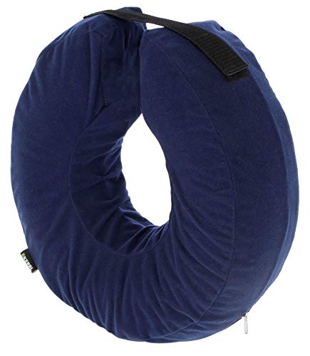 Kerbl Pet Hundehalskrause, aufblasbar, blau, Halsumfang 25-35cm