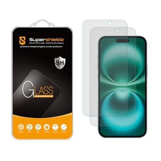 Supershieldz Anti-Glare Glass for iPhone 15/16 (2-Pack)