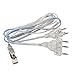 SPYMINNPOO Fencing Saber Foil Epee Body Cord, Fencing Body Wire Foil Saber 2 Prong Body Cord Competition Approved