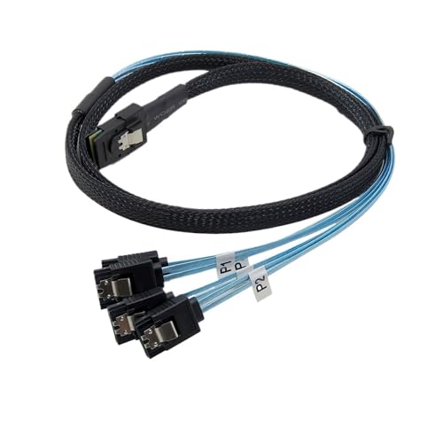 Cable Divisor SFF-8087 a 4 SATA3.0 0.5m 12Gbps