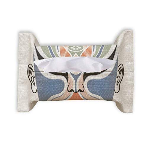 Serviette en papier masque d'opéra de Peking pour décorer facilement une nappe de fête