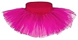  tanzmuster Falda tutú de Ballet \'Pia\' para niñas en Fucsia, 92/98 (3-4 años)