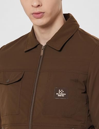 Image of Qube by Fort Collins Men's Shacket - Stylish & Trendy Shirt-Style Winter Jacket for Men