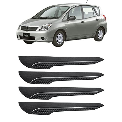 Image of AOSIS-Car Bumper Protector /Bumper Guard for Toyota Corolla Spacio with Single Chrome Stripe (4-Pcs)