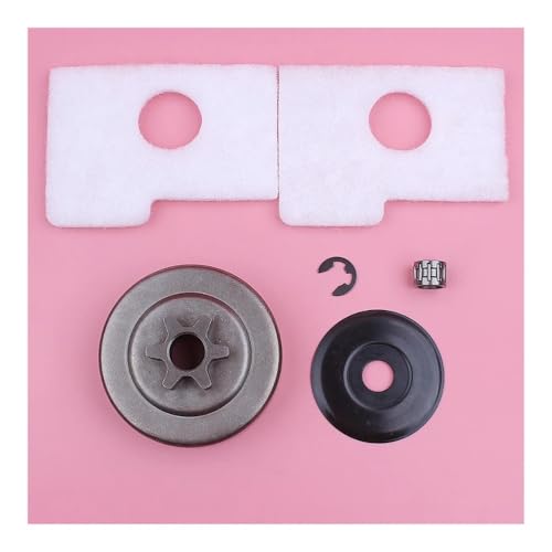 Pignon d'embrayage 3/8 6T et tambour pour tronçonneuse MS180 018