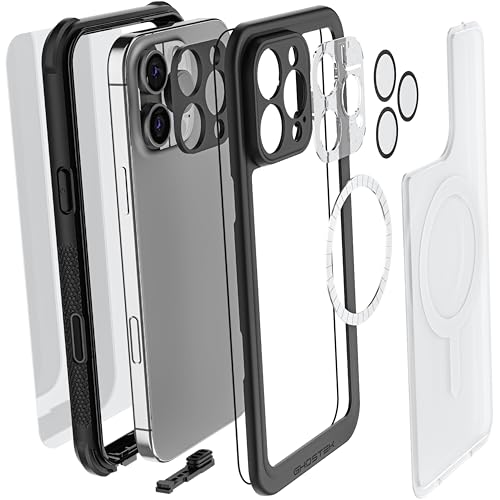 Ghostek Capa náutica à prova d'água para Apple iPhone 16 Pro Max com clipe de cinto para coldre - p