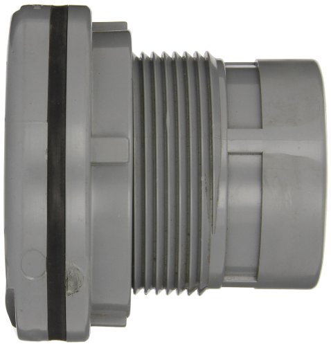 Spears 8172-C Series Cpvc Bulkhead Tank Adapter, Schedule 80, Gray, 4" Npt Female #TOP1