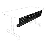 Lorell Rectangular Training Table Modesty Panel