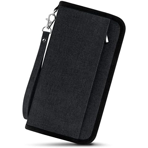 LUROON Reisepass Tasche Familie Reiseorganizer Cover
