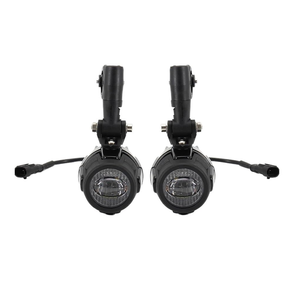 Faros Antiniebla para Motocicleta, Luces Auxiliares para LED, De Giro DRL Universales 40 W Y 6000 K Motocicleta Faro Lámpara Protector Cubierta
