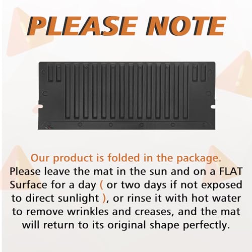 Image of TripleAliners Truck Mat Compatible with 2024-2026 Toyota Tacoma Tailgate Accessories, Tailgate Mat Cover Custom Fit All Weather Protection Pickup Liner