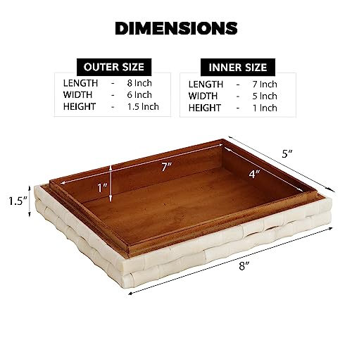 Handicrafts Home Decorative Box 8x6, Photo Storage Box, Jewelry Organizer, Modern Decorative Storage Box with Lid - Image 2