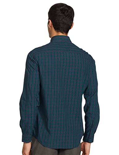 Image of Marks & Spencer Mens Solid Polyester Blend Collared Neck Regular Fit Easy Iron Shirt (Pack of 2)