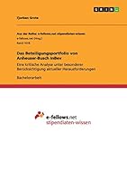 Das Beteiligungsportfolio von Anheuser-Busch InBev: Eine kritische Analyse unter besonderer Ber�cksichtigung aktueller Herausforderungen 3668069360 Book Cover