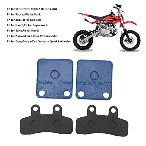 Ceramic Brake Pads Brake Friction Pads Improved Braking Performance For 50Cc 70Cc 90Cc 110Cc 125Cc Motorcycles Atvs #TOP23