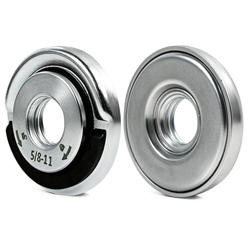 AUUTI 5/8-11 Self Locking Flange Nuts for 4.5 5 Angle Grinder