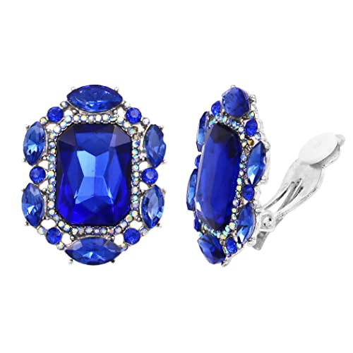 Boucles d'oreilles clip cristal Rosemarie & Jubalee, le cadeau d'anniversaire idéal pour elle