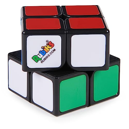 Rubik’s Cube, Tiled Trio Bundle 2x2 Mini 3x3 Cube 4x4 Master, Problem-Solving Brain Teaser, Classic Color-Matching Puzzle, Fidget Toy, Sensory Puzzle for Adults, Teens, Kids, Ages 8 & Up