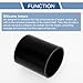 X AUTOHAUX 1 Pcs Straight Coupler Silicone Hose 80mm/3.15