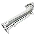 Stainless Steel Turbo Exhaust Downpipe w/Gasket + O2 Insert Fit For 97-05 Audi A4 B5/B6 VW PASSAT 1.8T
