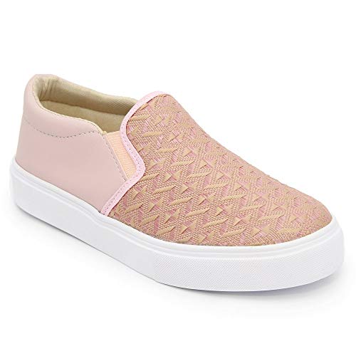 Sapatenis Slip On SnapShoes Rosa