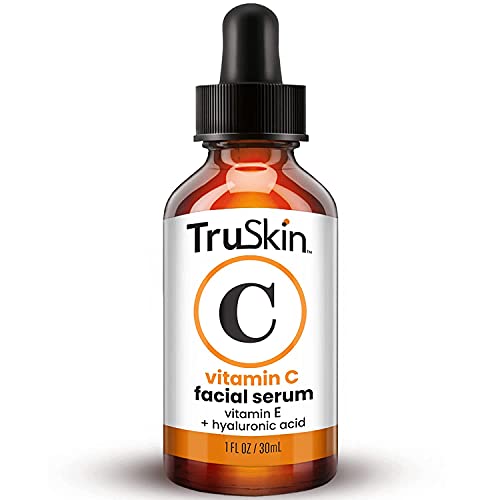 Vitamin C Serum for Face, Topical Facial Serum with Hyaluronic Acid & Vitamin E,1 fl oz (2 pack)