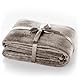 DecoKing Kuscheldecke 150x200 cm Cappuccino Decke Microfaser Tagesdecke Fleece weich sanft kuschelig beige Mic