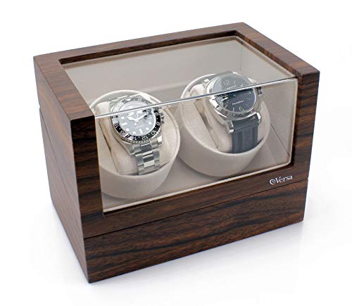 Versa Elite Double Watch Winder In Walnut #TOP1
