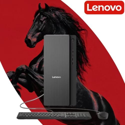 Lenovo IdeaCentre Secure & Productive Business Tower Desktop, Intel 10-Core Ultra 5 225, 8GB DDR5 RAM, 756GB Storage(256GB SSD & 500GB HDD), HDMI + VGA, Wi-Fi 6E, RJ-45, USB-C, Windows 11 Pro - 1
