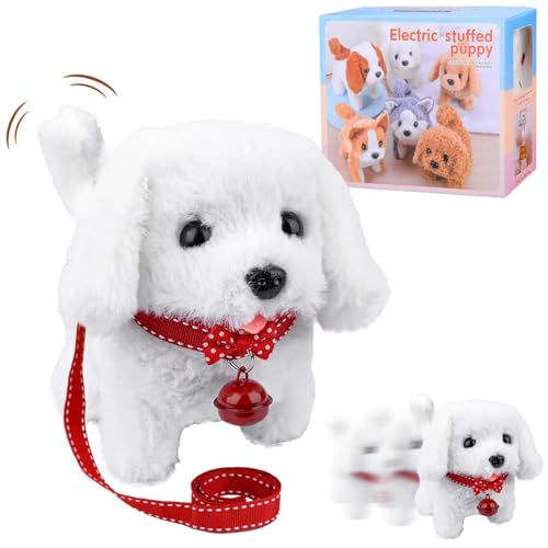 Pipihome Hund Spielzeug Kinder, Hund mit Leine der Läuft und Bellt,...