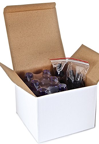 Vivaplex, 6, Cobalt Blue, 4 Oz Glass Bottles, With Glass Eye Droppers #TOP3