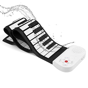 Hami 49 Keys Roll Up Piano Portable Electronic Piano for Kids, Flexible Kid’s Foldable Roll Up Educational Electronic…