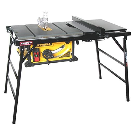 Rousseau 2790 Table Saw Stand for Larger Portable Saws (REPLACES: Rousseau Model 2775)