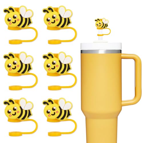 Capuchons de paille abeille silicone pour accessoire gobelet 1.2L