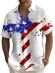 A Patriotic Flag Cross White