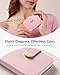 ESR Aura Clutch for MagSafe Wallet for Women, 5 Card Holder, RFID Blocking, MagSafe Sticker Included, Magnetic Wallet for iPhone 17e/17/16/15/14/13/12 Series (Not mini), Select Samsung Devices, Pink