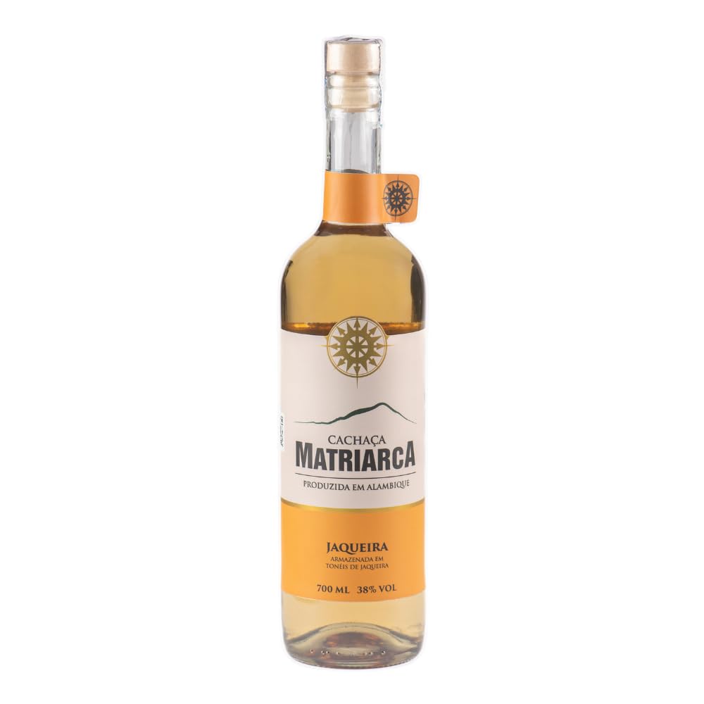 Matriarca Cachaça Jaqueira 700ml 38% Vol. Exotische Premium Cachaça aus Brasilien | In Jackfruchtholz gereift | Ideal für Cocktails & pur