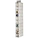 mDesign Chevron Fabric Hanging Closet Storage Organizer, for Shoes, Handbags, Clutches - 10 Shelves, Taupe/Natural