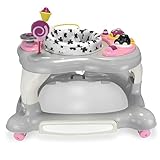 MyChild Roundabout 4 in 1 Activity Walker, Pink Neutral - Activity Center Baby Walker - 6 Months + Anti Fall Blocks for Extra Safety and 3 Height Adjustment- 360 Degree Spinning seat. - Image 3