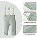 Fohuanky Baby Boy Formales Outfit Gentlemen Kleidung Set Strampler Hemd mit Fliege Hosenträger Hose & Hut für Hochzeit Geburtstag Party