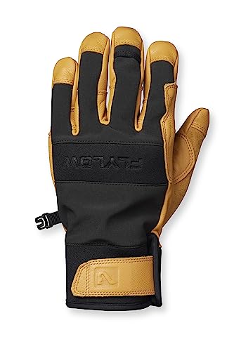 Flylow DB Glove - Lightweight Breathable Ski & Snowboard 5-Finger Glove - Black - Medium