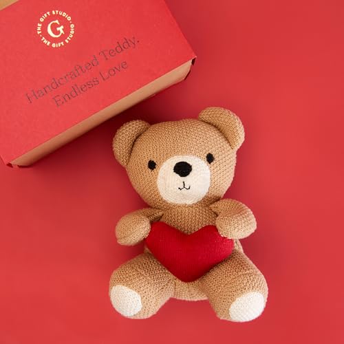 Valentine Love Cuddle Knitted Teddy...