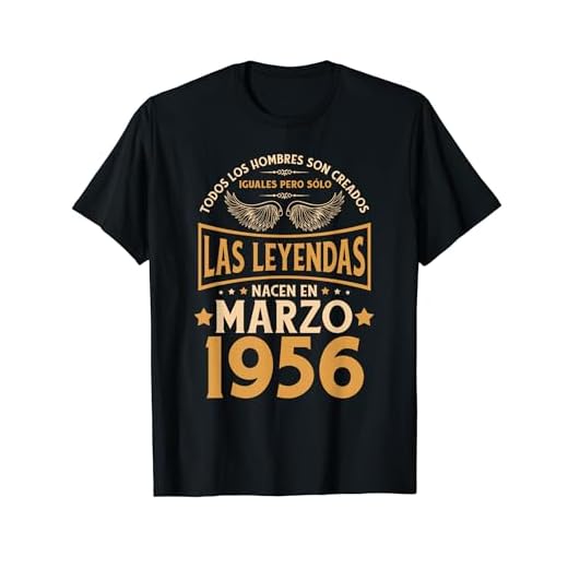 Cumpleaños Hombre Regalos Las Leyendas Marzo 1956 Camiseta