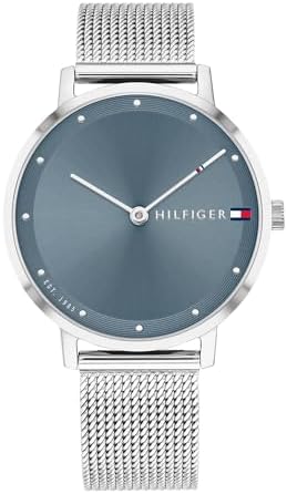 Tommy Hilfiger Women's Blue Dial Stainless Steel Watch - 1782149