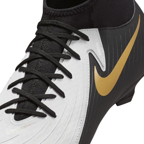 Nike Phantom Luna II Academy Fg/Mg Football Shoe White/Black/MTLC Gold Coin 8 - Image 10