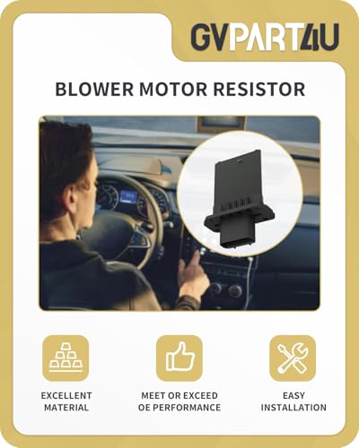 Image of Blower Motor Resistor 973-444 2004-2017 for Ford F150 Expedition Mustang, for Lincoln & Mercury, 2008 2009 2010 2011 2012 Blower Resistor YH1715 for Manual AC Control Air-Conditioning System