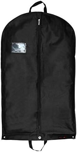 Hangerworld Custodia Viaggio Per Abiti 137cm - Traspirante Con Maniglie E Cerniera, Nera - Foto 5